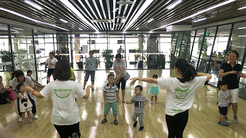 BBunion国际早教厦门世贸中心活动花絮：运动小萌宝