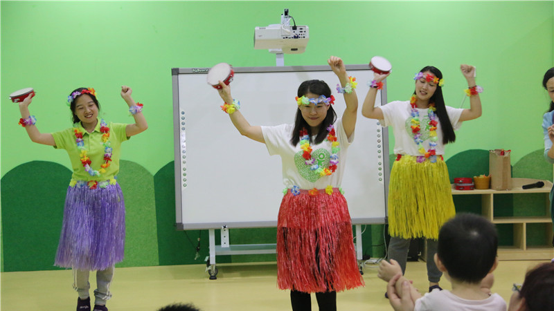 BBunion国际早教邯郸中心活动花絮：环球之旅之美国夏威夷